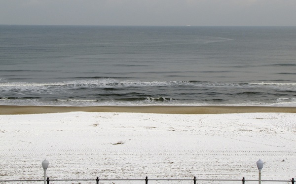 Beach Snow Jan 26